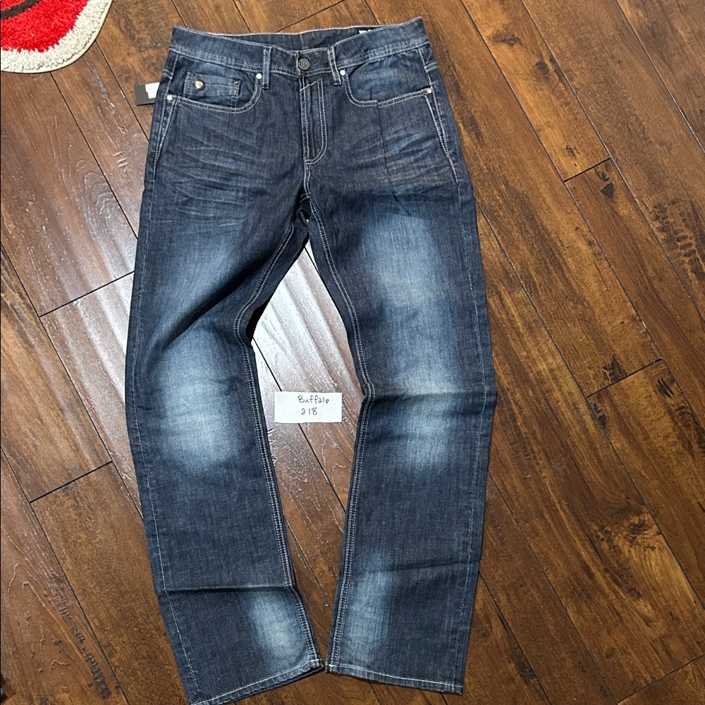 NWT Buffalo David Bitton Sample Driven-X Straight Stretch Denim Jeans B218